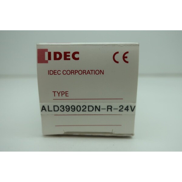 Idec Ald39902Dn-R-24V Botón pulsador iluminado rojo 600V-Ac - ALD39902DN-R-24V