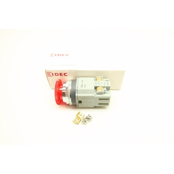Idec Ald39902Dn-R-24V Botón pulsador iluminado rojo 600V-Ac - ALD39902DN-R-24V