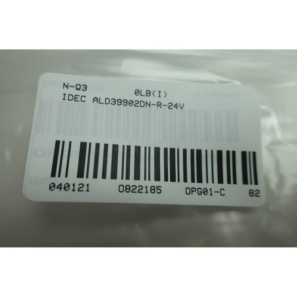 Idec Ald39902Dn-R-24V Botón pulsador iluminado rojo 600V-Ac - ALD39902DN-R-24V
