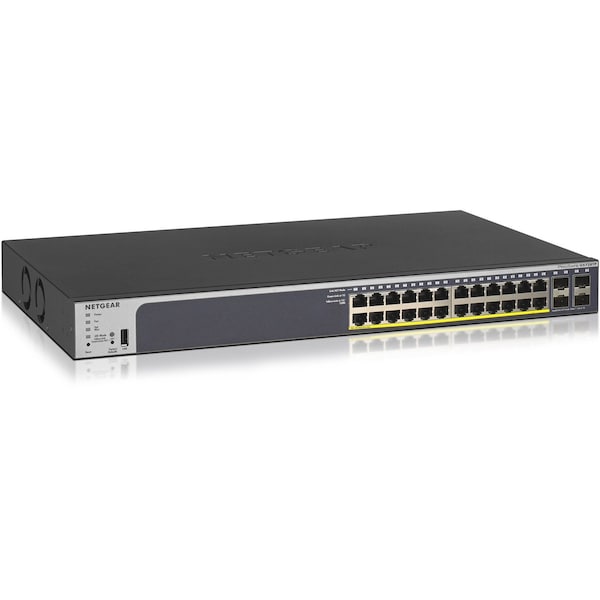 Netgear 24P Gigabit PoE Smart Swt 190W - GS728TP200NAS