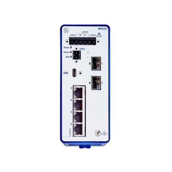 Hirschmann BOBCAT BRS20-24TX - Industrial Ethernet Switch, 24 x 10/100Base-TX, RJ45, DIN-Rail Mount,  - 942170083