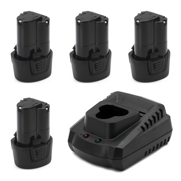 Acdelco G12 Series 12V Li-Ion 4-pk w/Charger - AB1207LA-P4