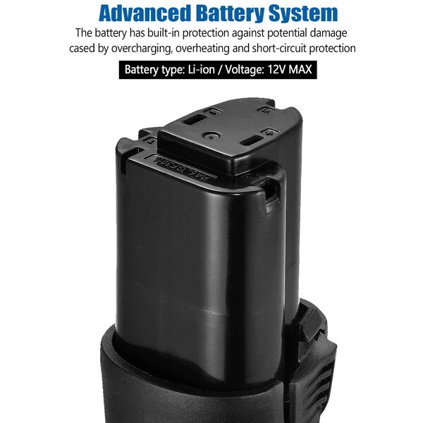 Acdelco G12 Series 12V Li-Ion 4-pk w/Charger - AB1207LA-P4