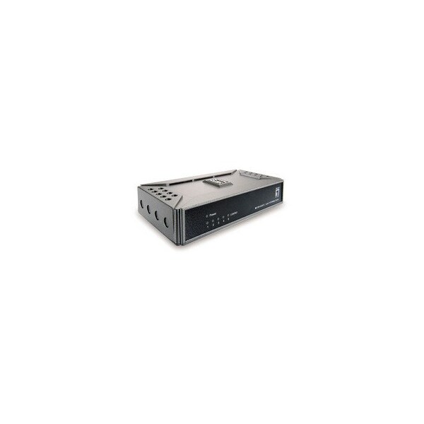 Swe-Tech 3C 5 Port 10/100 Fast Ethernet Switch, Black, Auto-negotiation - FWT71X5-01305