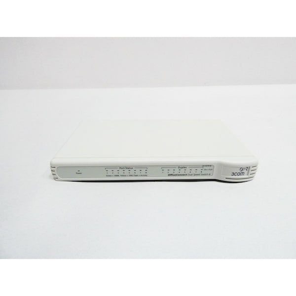 3Com OFFICECONNECT DUAL SPEED SWITCH 12V-DC ETHERNET AND COMMUNICATION MODULE - 3C16791B