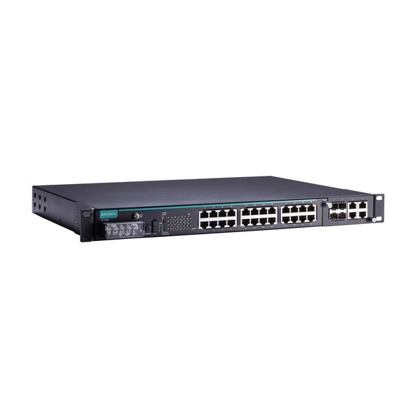 Moxa Iec 61850-3 MgdRckmntEthSwtch 100Basef, Pt-7528-12Msc-12Tx-4Gsfp-Hv-Hv - PT-7528-12MSC-12TX-4GSFP-HV-HV