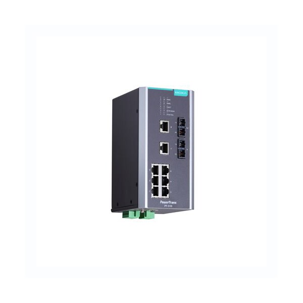 Moxa Iec 61850-3 Mgd Eth. Swtch W/ 8 10/100Baset(X)Ports, Pt-510-Ss-Sc-48 - PT-510-SS-SC-48