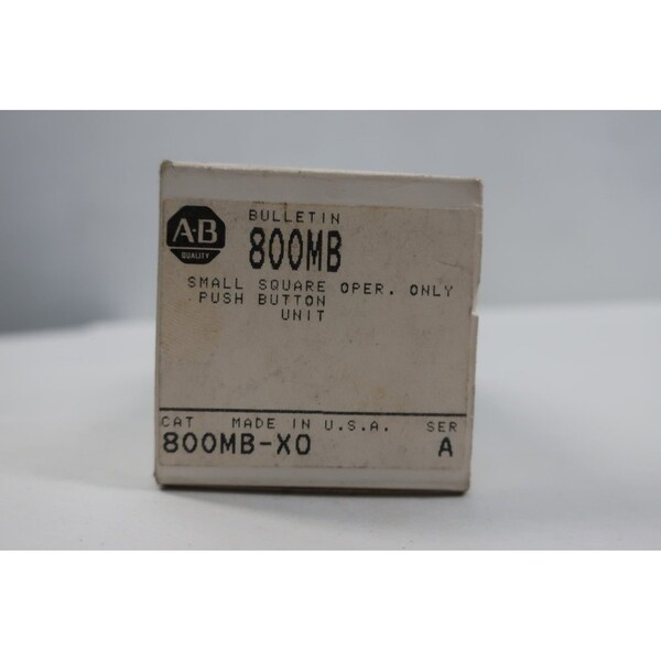 Botón pulsador iluminado Allen Bradley 800Mb-XO - 800MB-XO