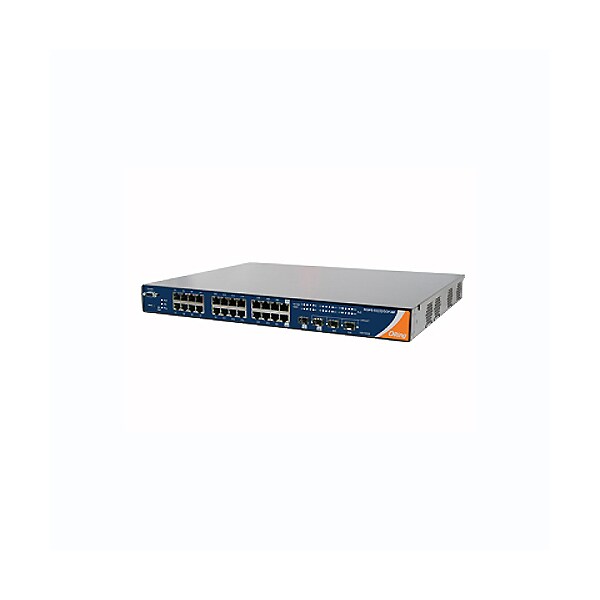 Oring Networking Rack-mount 22x PoE+ 10/100/1000TX + 2x 1000 (SFP) + 2x Gigabit Combo - RGPS-92222GCP-NP-LP