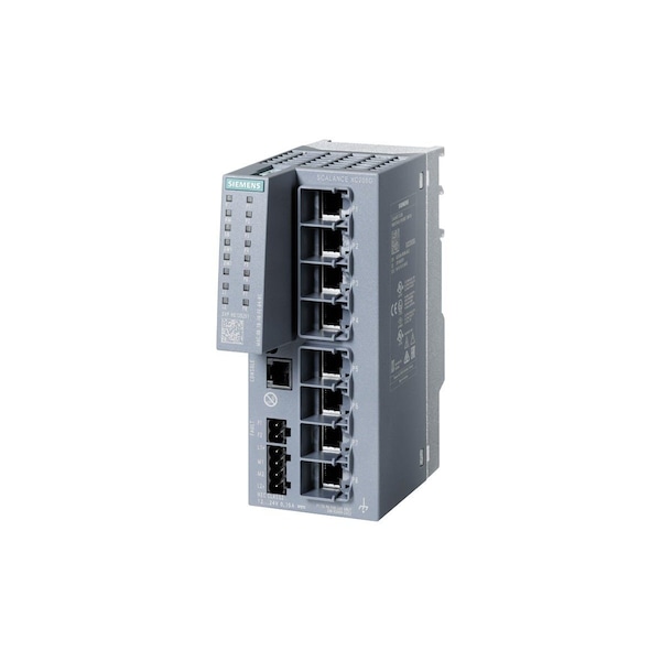 Siemens SCALANCE XC208G manageable Layer 2 IE switch IEC 62443-4-2 certified - 6GK5208-0GA00-2AC2