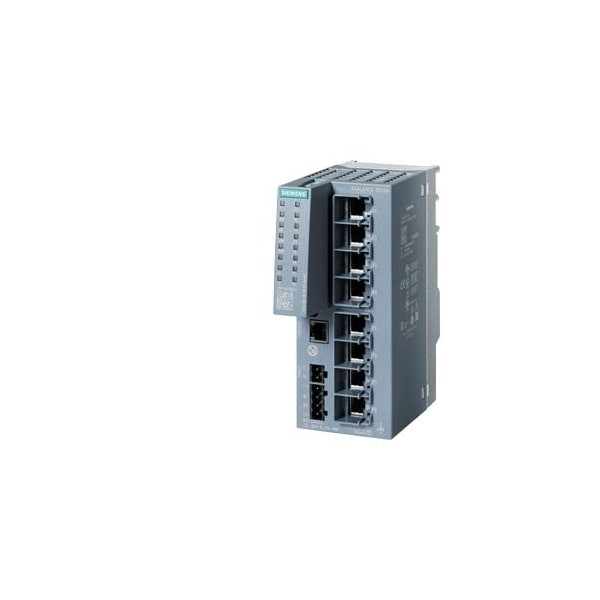 Siemens SCALANCE XC208 manageable Layer 2 IE switch IEC 62443-4-2 certified - 6GK5208-0BA00-2AC2