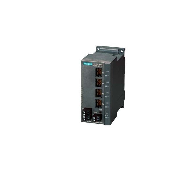 Siemens SCALANCE X200-4PIRT managed IE IRT switch 4x 100 Mbit/s POF SC RJ - 6GK5200-4AH00-2BA3