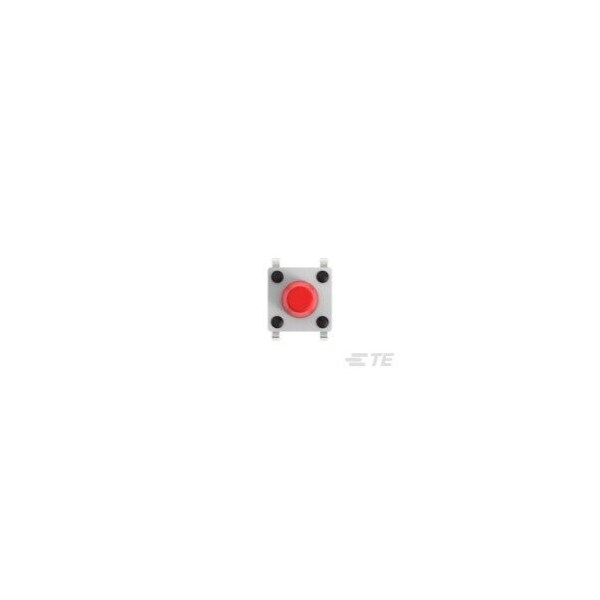 Te Connectivity Keypad Switch, 1 Interruptores, SPST, Momentáneo, 0.05A, 24Vdc, 2.548N, Terminal de soldadura, Montaje en panel - 3-1825910-2