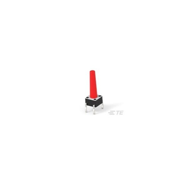 Te Connectivity Keypad Switch, 1 Interruptores, SPST, Momentáneo, 0.05A, 24Vdc, 2.548N, Terminal de soldadura, Montaje en panel - 3-1825910-2