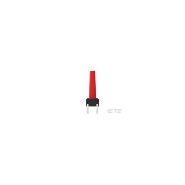Te Connectivity Keypad Switch, 1 Interruptores, SPST, Momentáneo, 0.05A, 24Vdc, 2.548N, Terminal de soldadura, Montaje en panel - 3-1825910-2