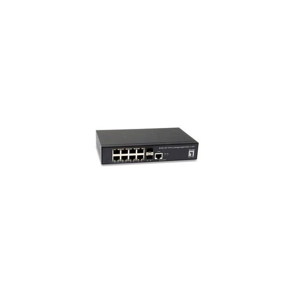 Swe-Tech 3C 8 Port 10/100/1000 Gigabit Ethernet Switch, Matte Grey - FWT71X6-10108