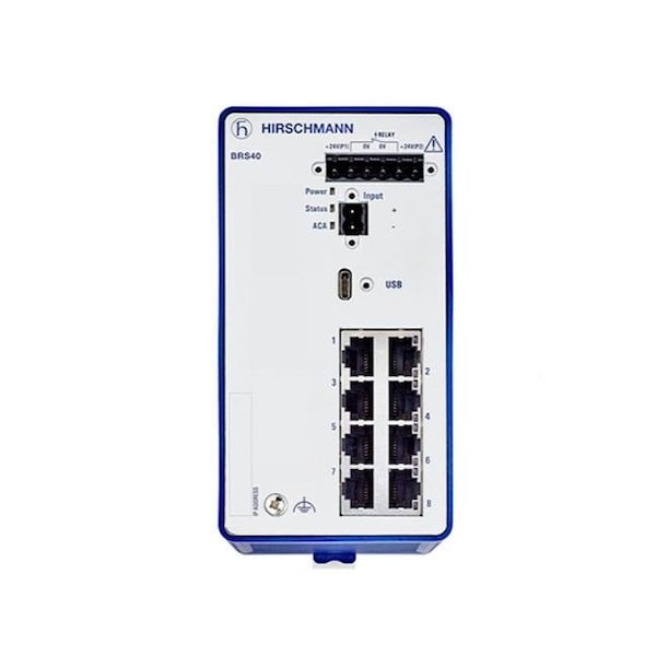 Hirschmann BOBCAT BRS40-8TX/4SFP-EEC-HL - Industrial Ethernet Switch, 8 x 10/100/1000Base-TX, RJ45 an - 942170043