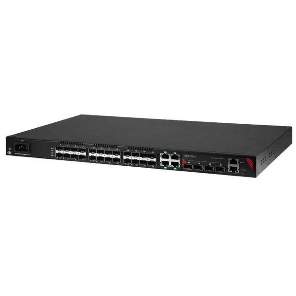 Antaira 32-Port Industrial Gigabit Managed Ethernet Switch, with 4-10/100/1000 RJ45 Ports, 24-100/1000 SFP - LMX-3228G-10G-SFP-AC