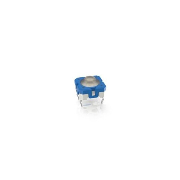 Interruptor de teclado Rafi, 1 interruptor, SPST, momentáneo, 0.1A, 35Vdc, 3.9N, terminal de soldadura, a través - 1.14.100.502/0000