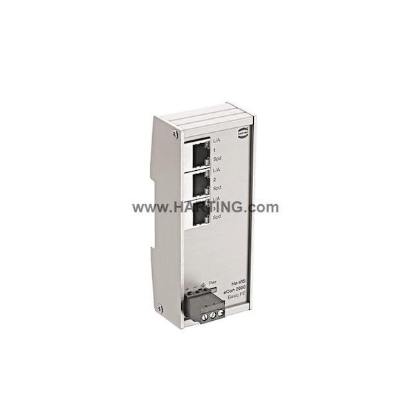 Harting Ha-Vis Econ 2030B-A Unmanaged Switch W/ 3 Rj45 - 24020030010