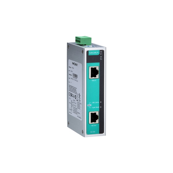 Moxa Gigabit High-Power Poe+ Injector, Max. Output Of 36W/60W at 24, Inj-24A-T - INJ-24A-T