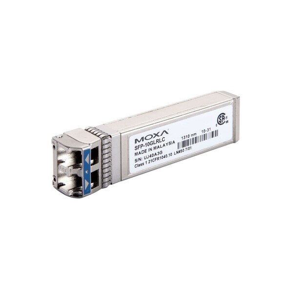 Moxa Sfp+ Module W/ 1 10Gbase-LrPort For 10 Km Transmission, Sfp-10Glrlc-T - SFP-10GLRLC-T