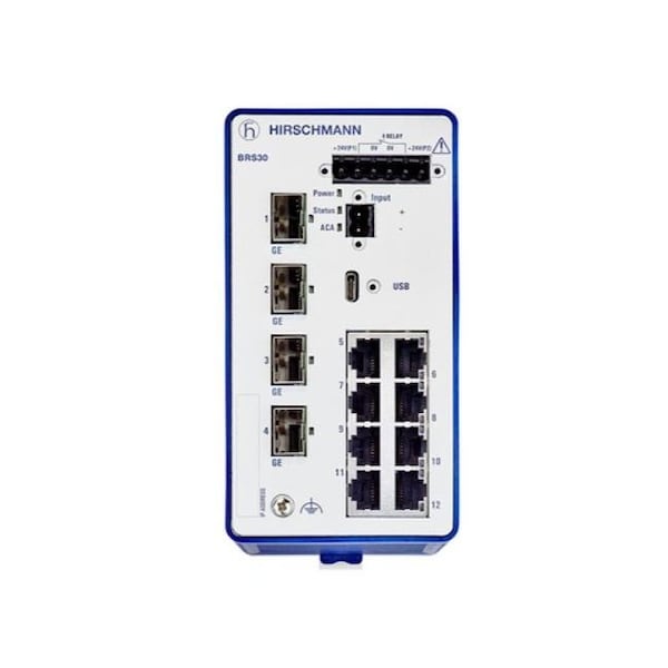 Hirschmann BOBCAT BRS30-24TX - Industrial Ethernet Switch, 20 x 10/100Base-TX, RJ45, 4 x 10/100/1000B - 942170087