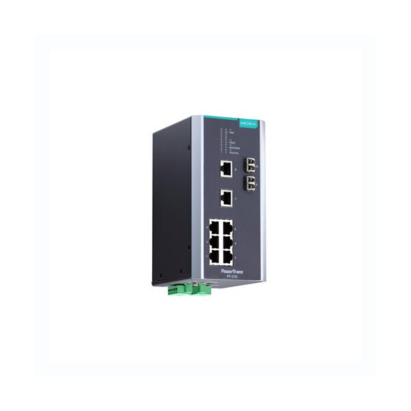 Moxa Iec 61850-3 Mgd Eth. Swtch W/ 8 10/100Baset(X)Ports, Pt-510-Mm-Lc-24 - PT-510-MM-LC-24