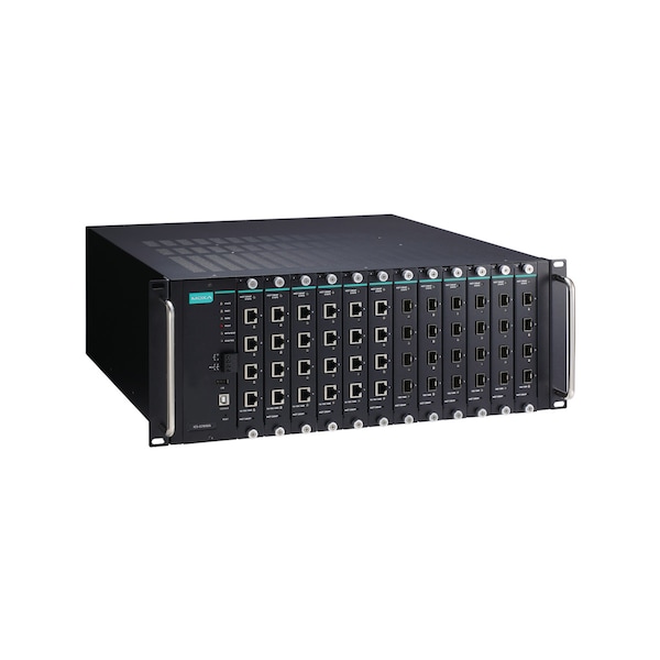 Moxa Layer 3 Full Gigabit Mgd Eth. Swtch Slots For 4Port, Ics-G7848A-Hv-Hv - ICS-G7848A-HV-HV