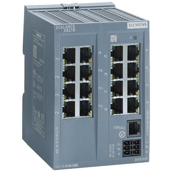 Scalance SCALANCE XB216 managed Layer 2 IE Switch - 6GK52160BA002AB2