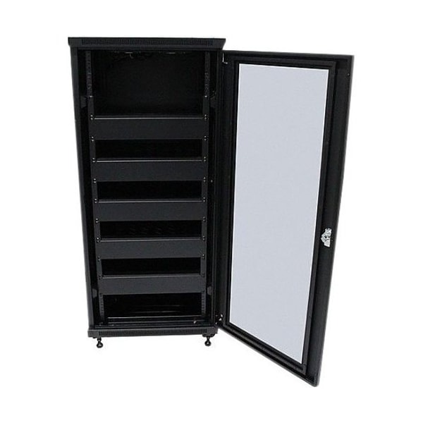 Avarro 27U RACK FLLY ASMBLD W/SHELVES, FANS, CASTERS 900LBS - RK-ER27U