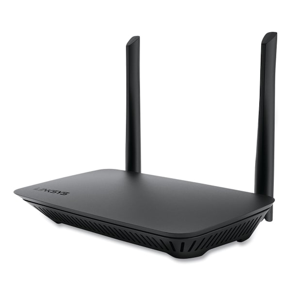 Linksys N600 Dual-Band Wireless Router, 5 Ports, 2.4 GHz/5 GHz - E2500-4B