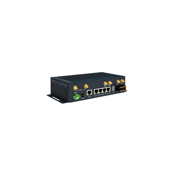 Advantech ICR-4400, GLOBAL, NAM, 5x Ethernet, 1x RS232, 1x RS485, CAN, PoE PSE+, SFP, USB, SD, Wit - ICR-4461S