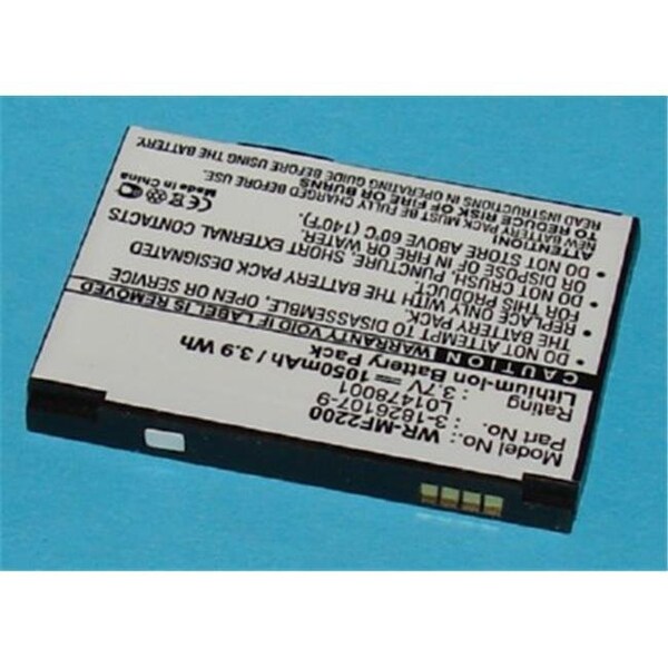 Ultralast Ultralast WR-MF2200 Replacement 1050 mAh Novatel Wireless Router Battery - WR-MF2200