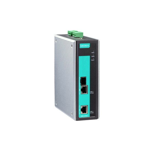 Moxa Indust. Gigabit SecureRouter, 1Wan, Firewall/Nat, 10Vpn Tunnel, Edr-G902-T - EDR-G902-T