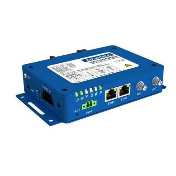 Advantech ICR-3200, NAM, FirstNet, 2x ETH, 1x RS232, 1x RS485, Metal, No ACC - ICR-3241-1ND