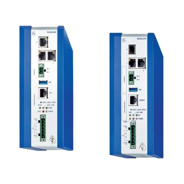 Hirschmann EAGLE40-3TX - Next-Gen Industrial Firewall w/ 3 x 10/100/1000Base-TX RJ45 Ports, Redundant - 942300001
