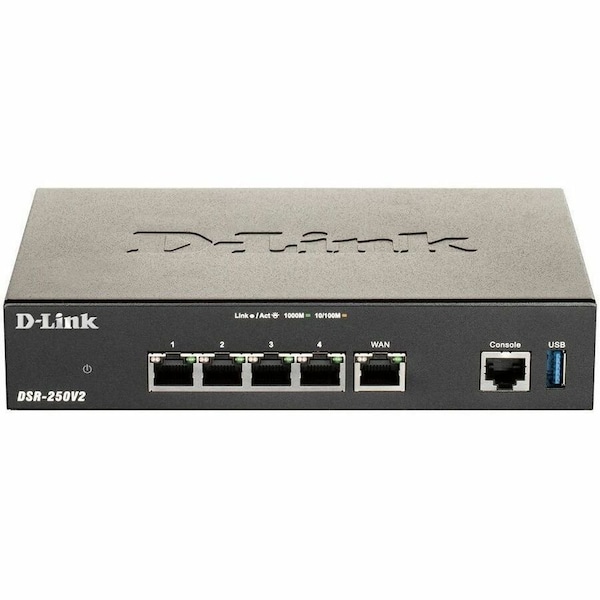 D-Link D-LINK UNIFIED SERVICES VPN ROUTER. ADVANCED ROUTING, VLAN AND IPSEC/P - DSR-250V2