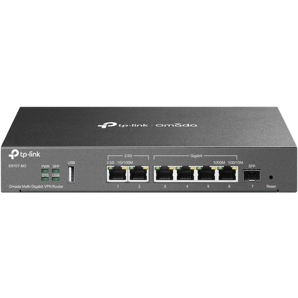 Tp-Link TP-LINK ROUTER ER707-M2 OMADA MULTI-GIGABIT VPN ROUTER RETAIL - ER707-M2