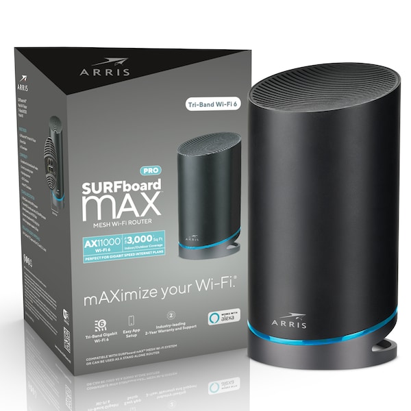 Arris SURFboard mAXAX11000 Pro Mesh Wi-Fi 6 Router W31 - 1000767