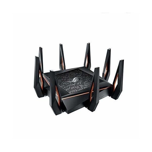 Asus ROG Rapture IEEE 802.11ax Ethernet Wireless Router - 2.40 GHz ISM Band - 5 GHz UNII Band - GT-AX11000
