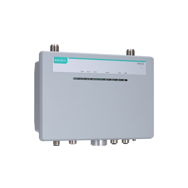 Moxa 802.11N Railway Onboard Out-Door Single Radio Access Point/Client - TAP-213-US-CT-T