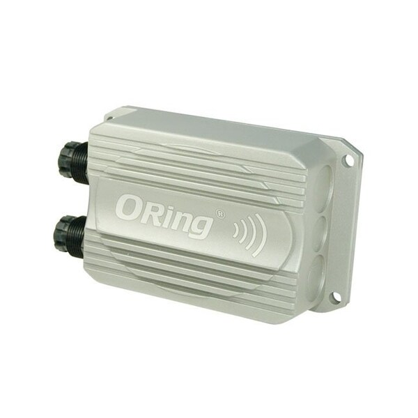 Oring Industrial Networking IP 67 Waterproof 2x 10/100TX one port PD to 1x802.11b/g/n Access Point with Internal A - IAP-W420+