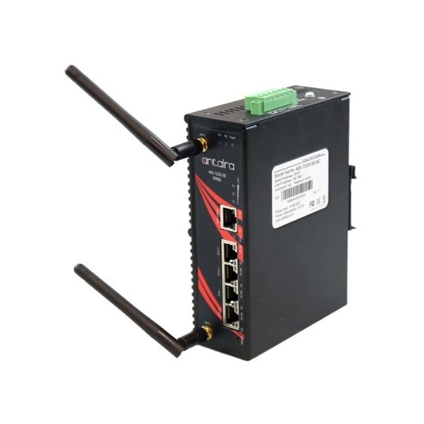 Antaira Industrial 5-Port Gigabit Ethernet with Dual Radio IEEE 802.11a / b / g / n / ac - ARS-7235-5E-AC