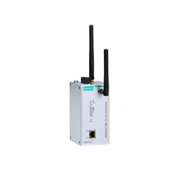 Moxa 802.11N Access Point, Us Band, -40 To 75 Degrees C - AWK-1131A-US-T