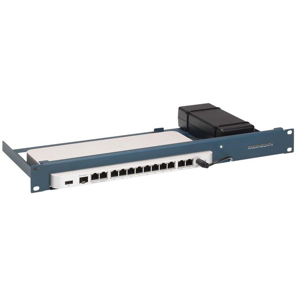 Rockmount I.T. Consultant Ltd. Rackmount.IT  Rack Mount Kit, Metallic Blue for Cisco Meraki MX75 - RM-CI-T14