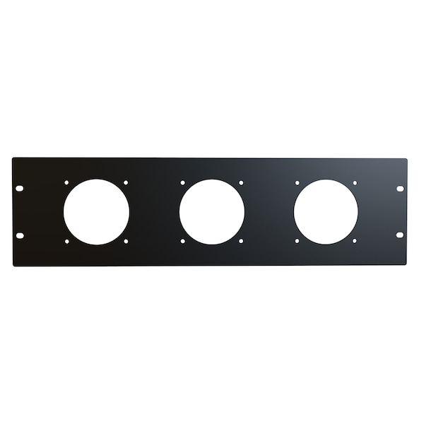 Hammond 3U 3X 3.15IN FAN Panel GRILL - PPFP190803BK1