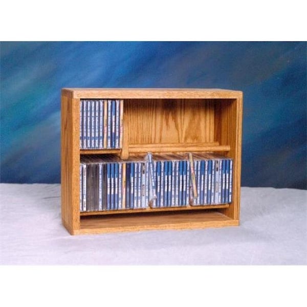 Wood Shed Wood Shed 206-18 Solid Oak Dowel Cabinet for CDs - 206-18
