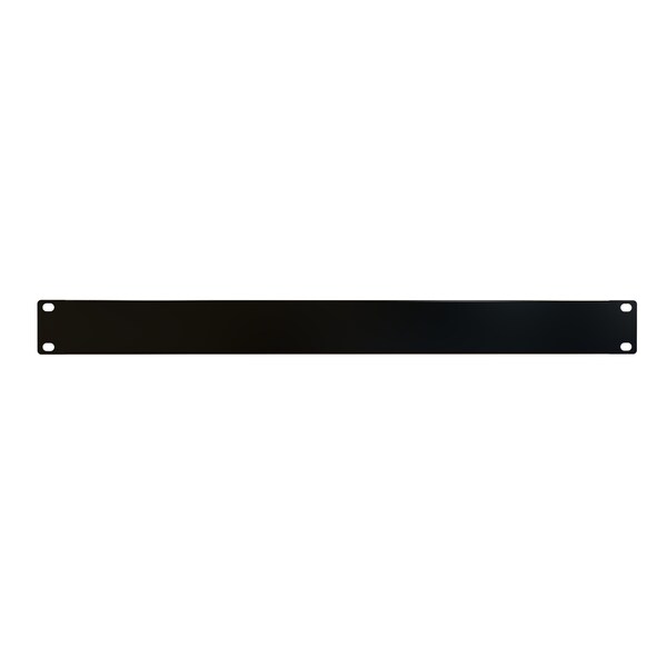 Hammond 1U FORMED STEEL RACK Panel - PBFS19001BK