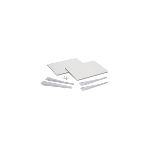 Global Equipment 24"W Server Station Shelf, Set of 2 - C23978